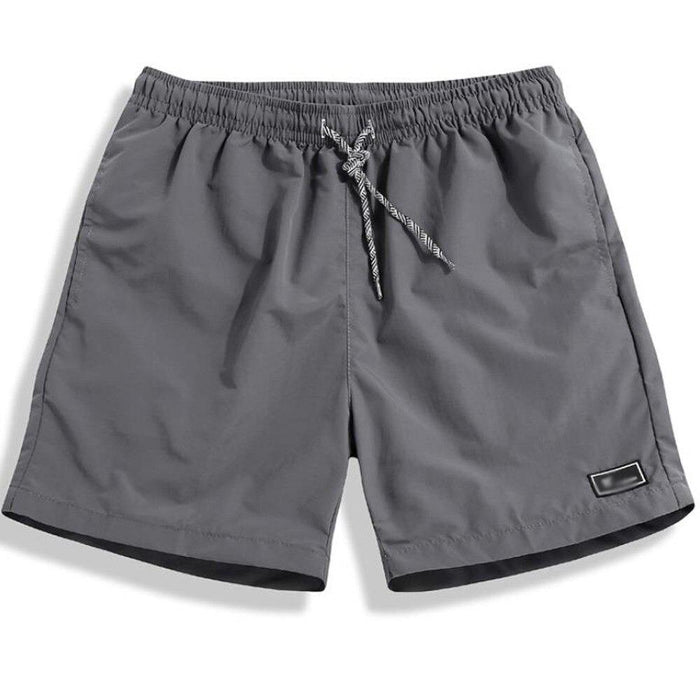 Men's Grey Canvas Swimming Bottoms