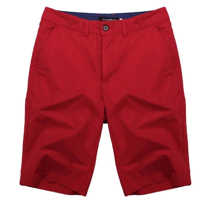 Red Chino Shorts