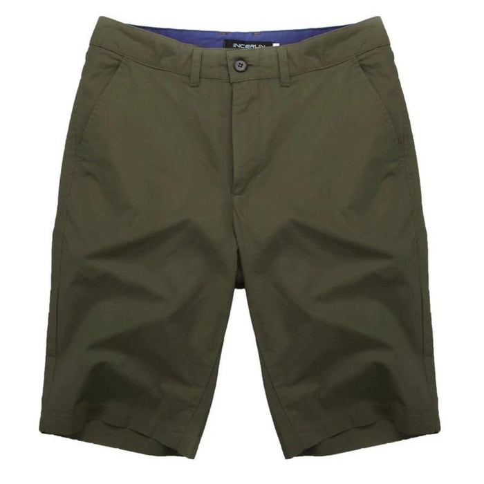 Army Green Chino Shorts