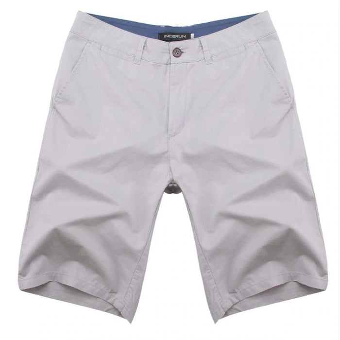 Light Grey Chino Shorts