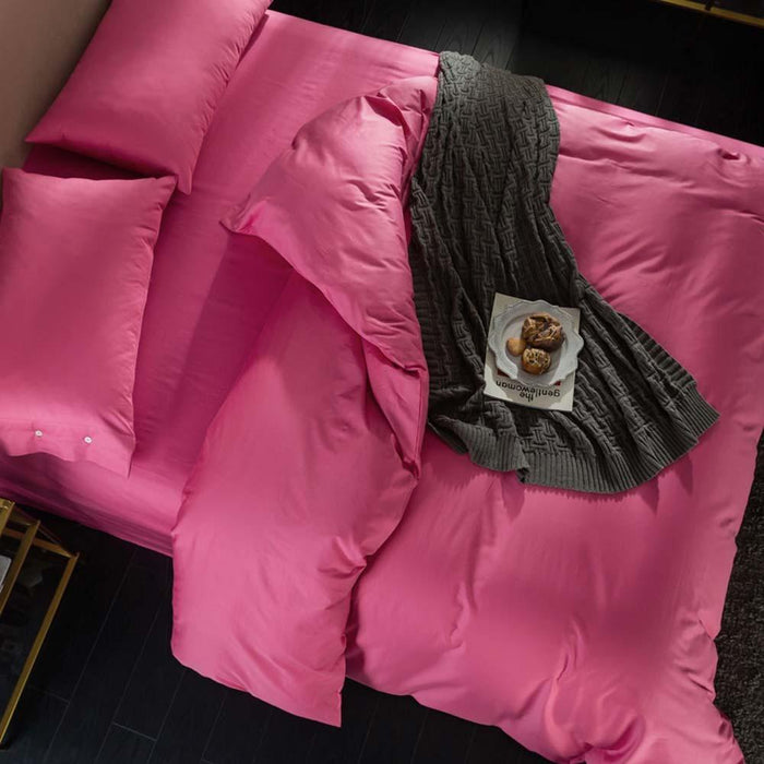 Pink Egyptian Cotton Lux Bed Set