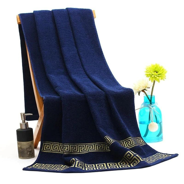 Navy Premium Cotton Spa Towel