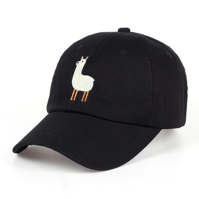 Black Llama Cap