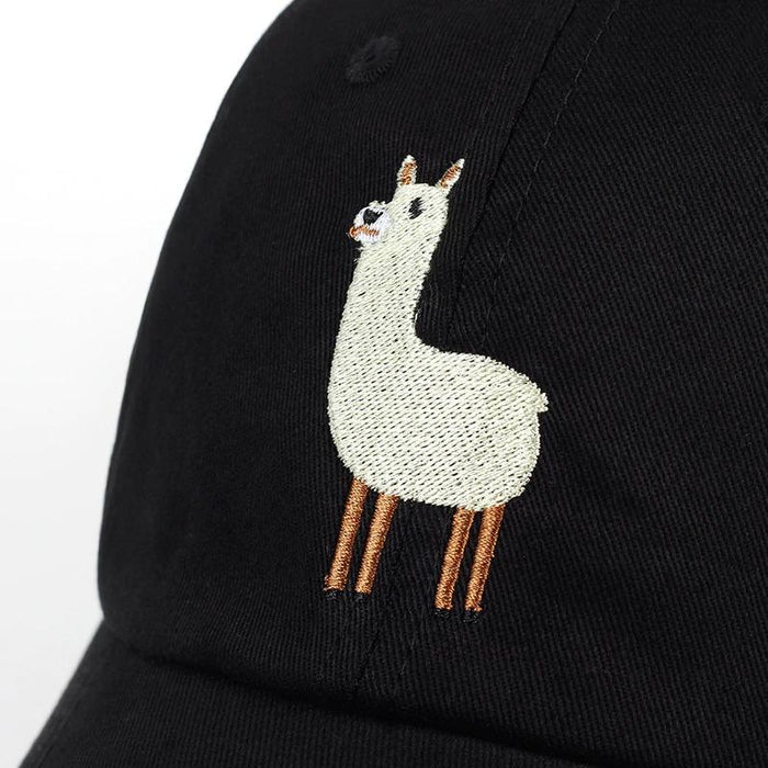 Black Llama Cap