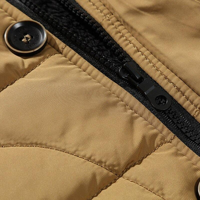 Khaki Men's Winter Parka