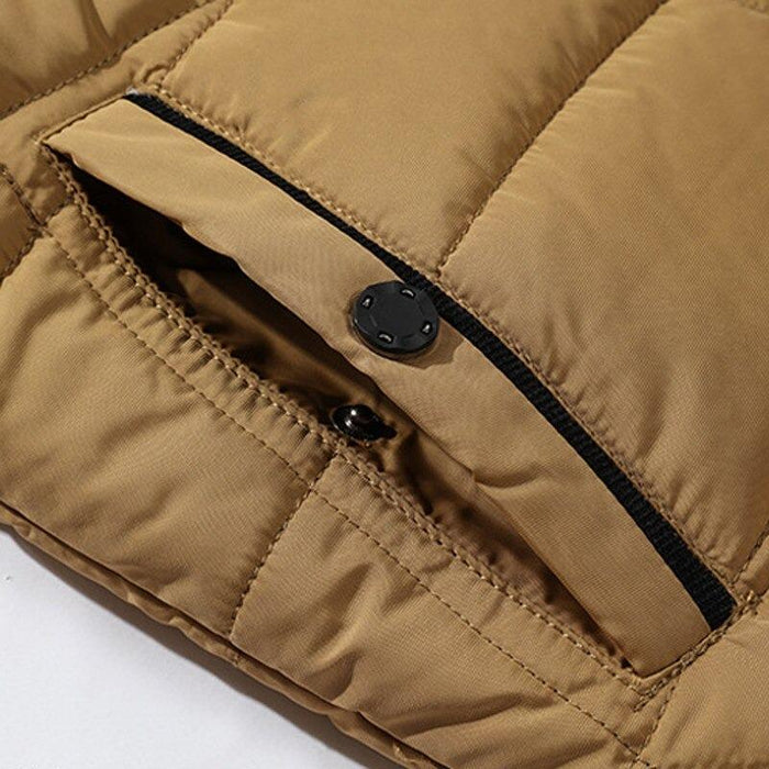 Khaki Men's Winter Parka