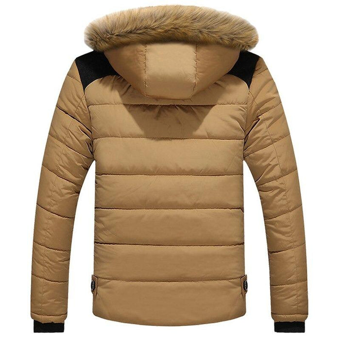 Khaki Men's Winter Parka