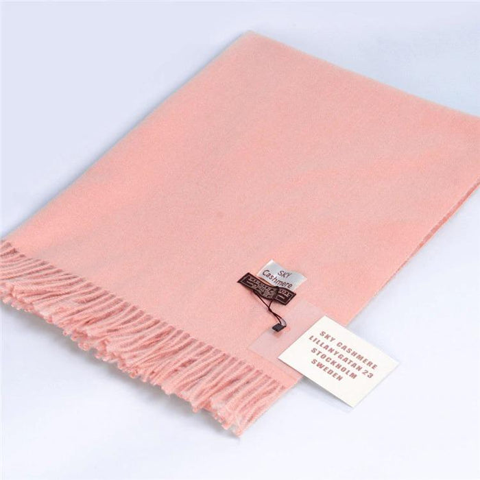 Salmon Cashmere Scarf