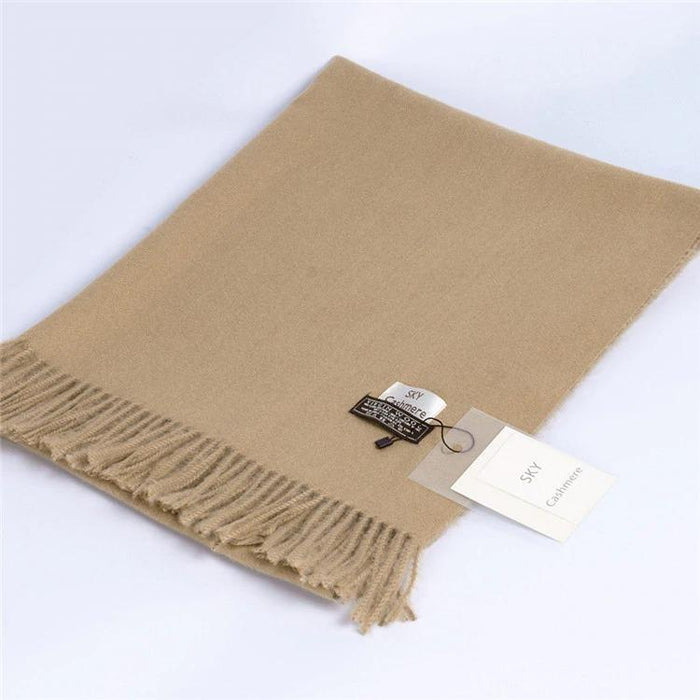 Light Brown Cashmere Scarf