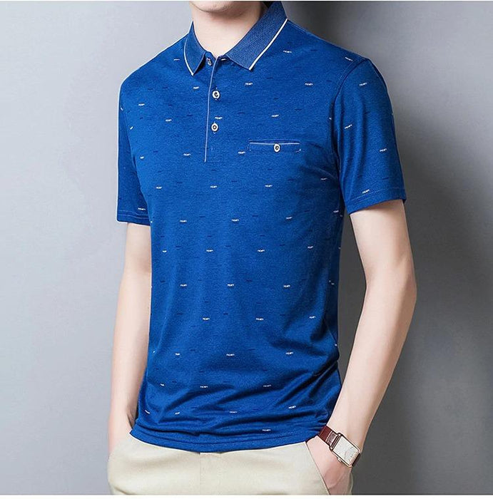 Anderson Blue Men's Performance Polo