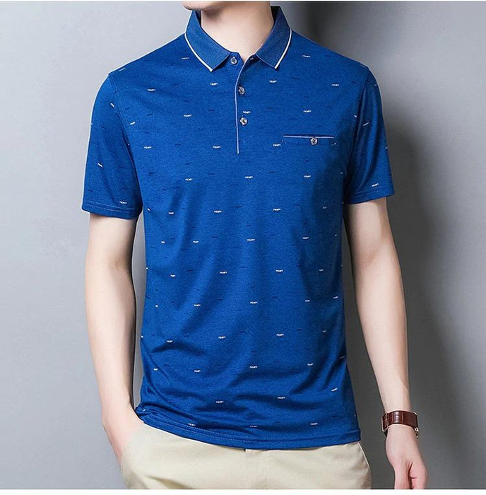 Anderson Blue Men's Performance Polo