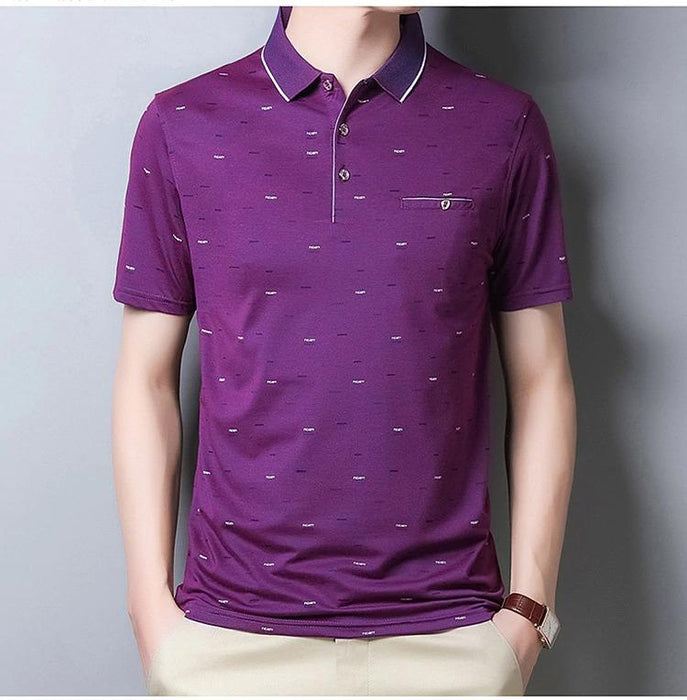 Anderson Purple Men's Performance Polo