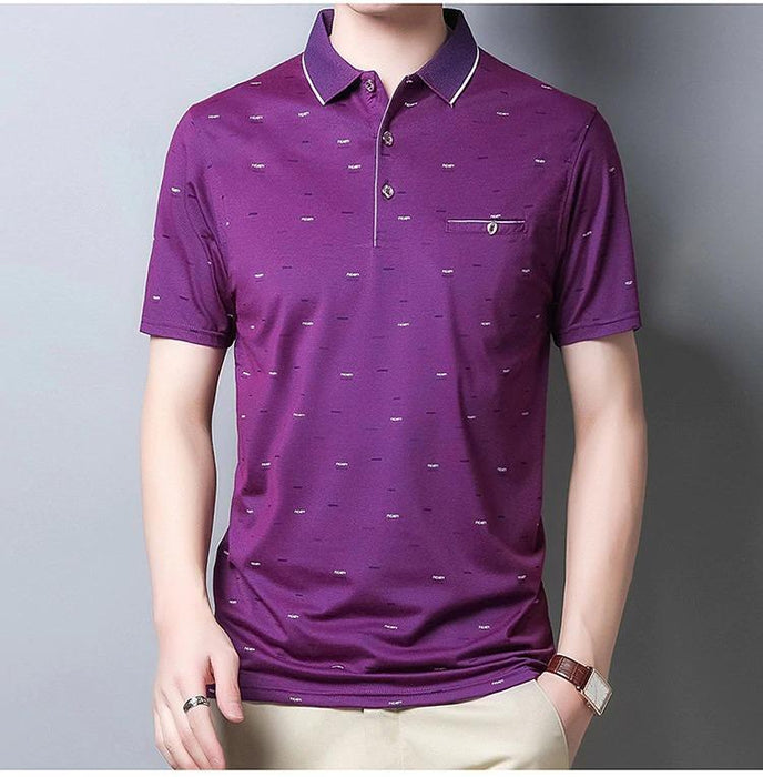 Anderson Purple Men's Performance Polo